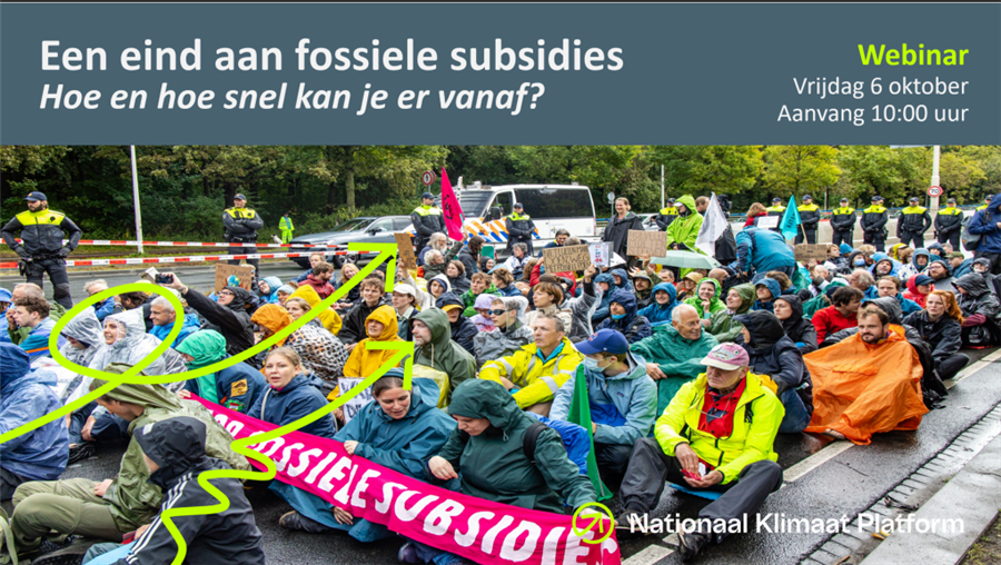 Bericht webinar: Een eind aan fossiele subsidies bekijken
